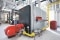 Cazan Vitoplex 300 cu sarcină de vârf la centrul logistic Kiesel GmbH